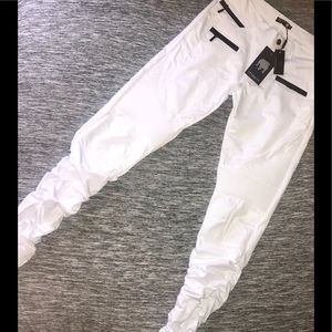 NWT American Stitch Twill joggers- White- men’s sm